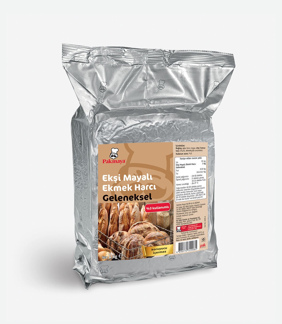 Ekşi Mayalı Ekmek Harcı Geleneksel (1 kg)