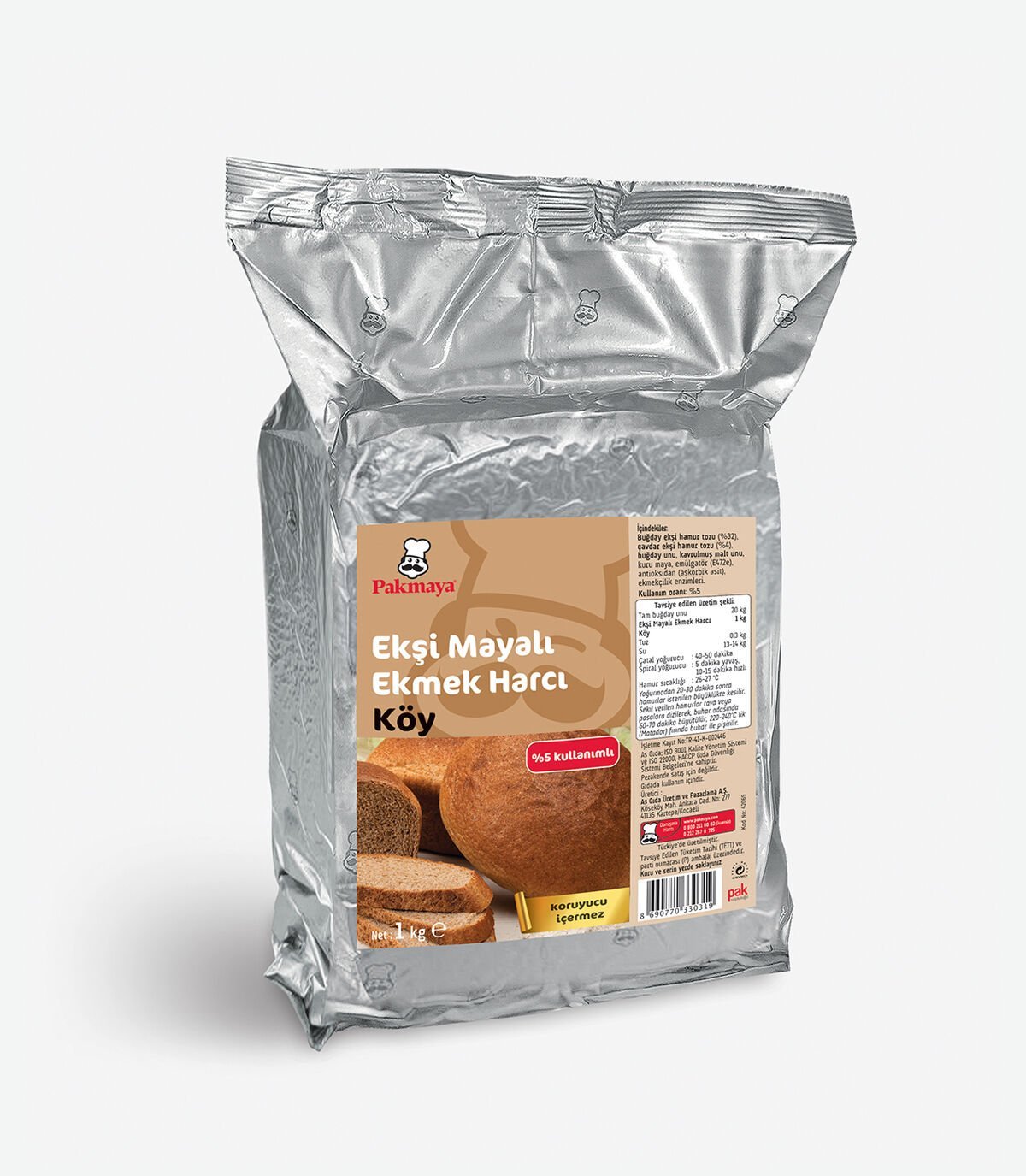 Ekşi Mayalı Ekmek Harcı Köy Ekmeği (1 kg)