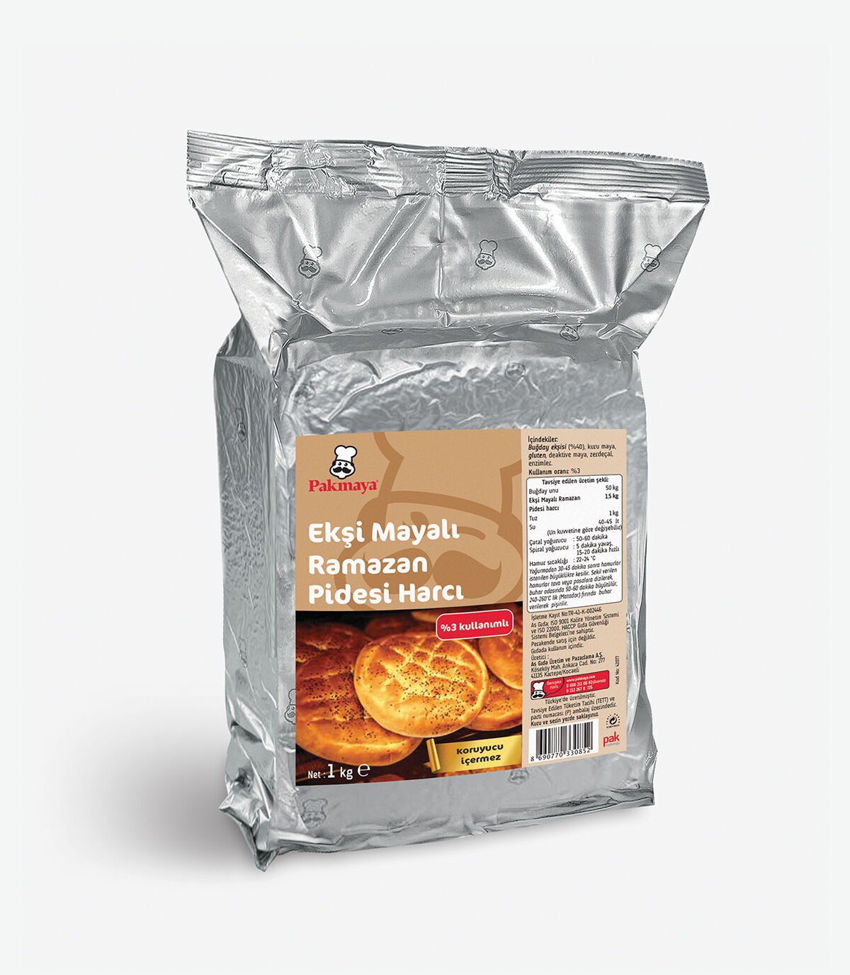 Ekşi Mayalı Ramazan Pidesi Harcı (1 kg)