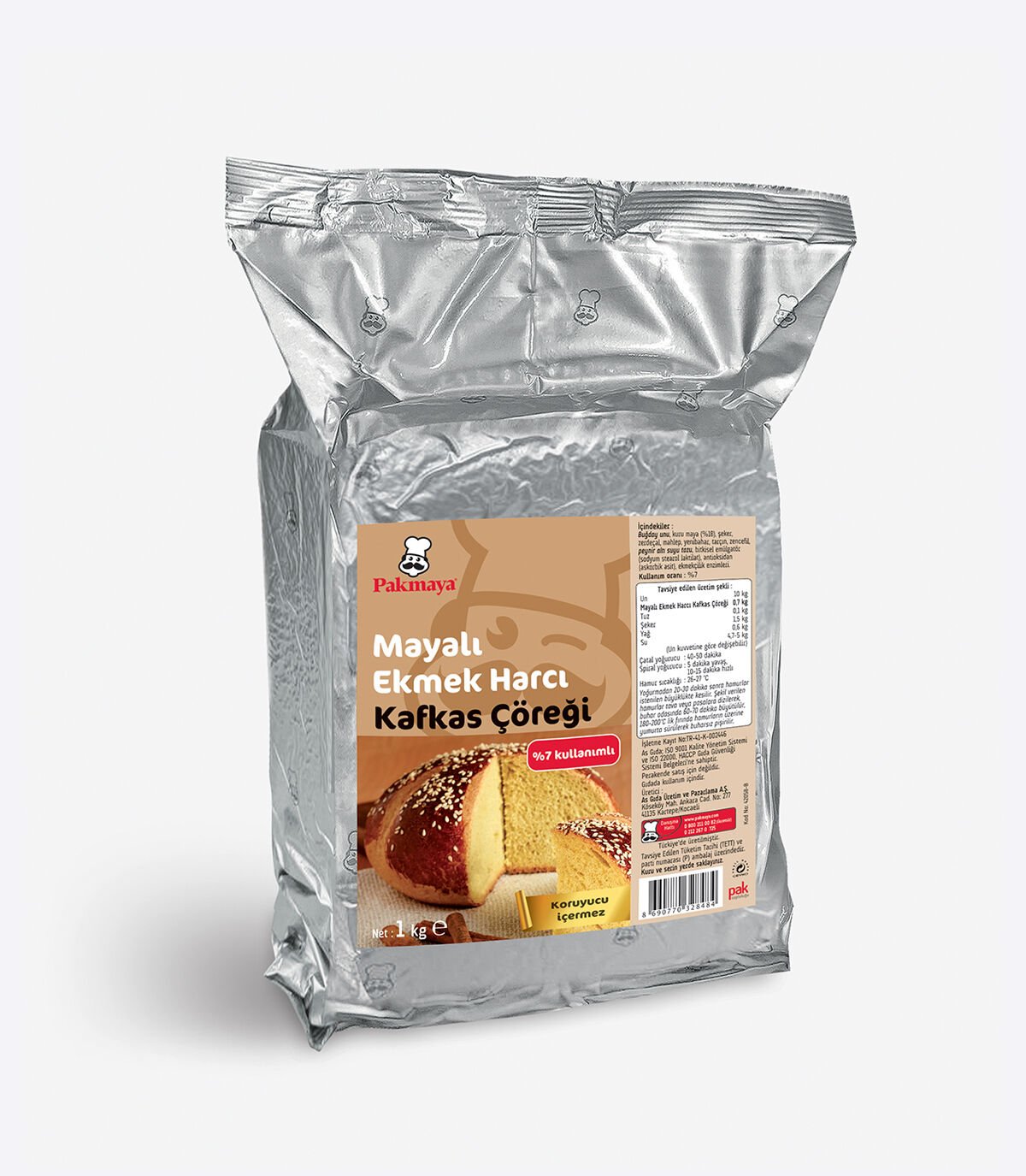 Mayalı Ekmek Harcı Kafkas Çöreği (1 kg)