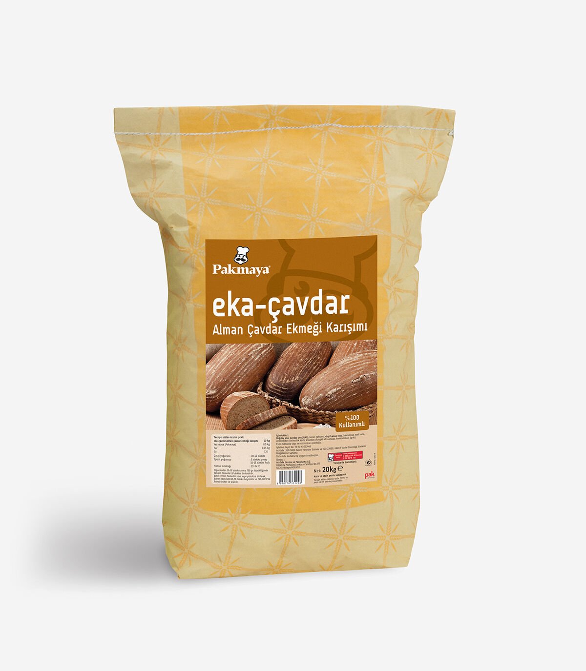 Eka-Çavdar Alman Çavdar Ekmeği Karışımı (20 kg)