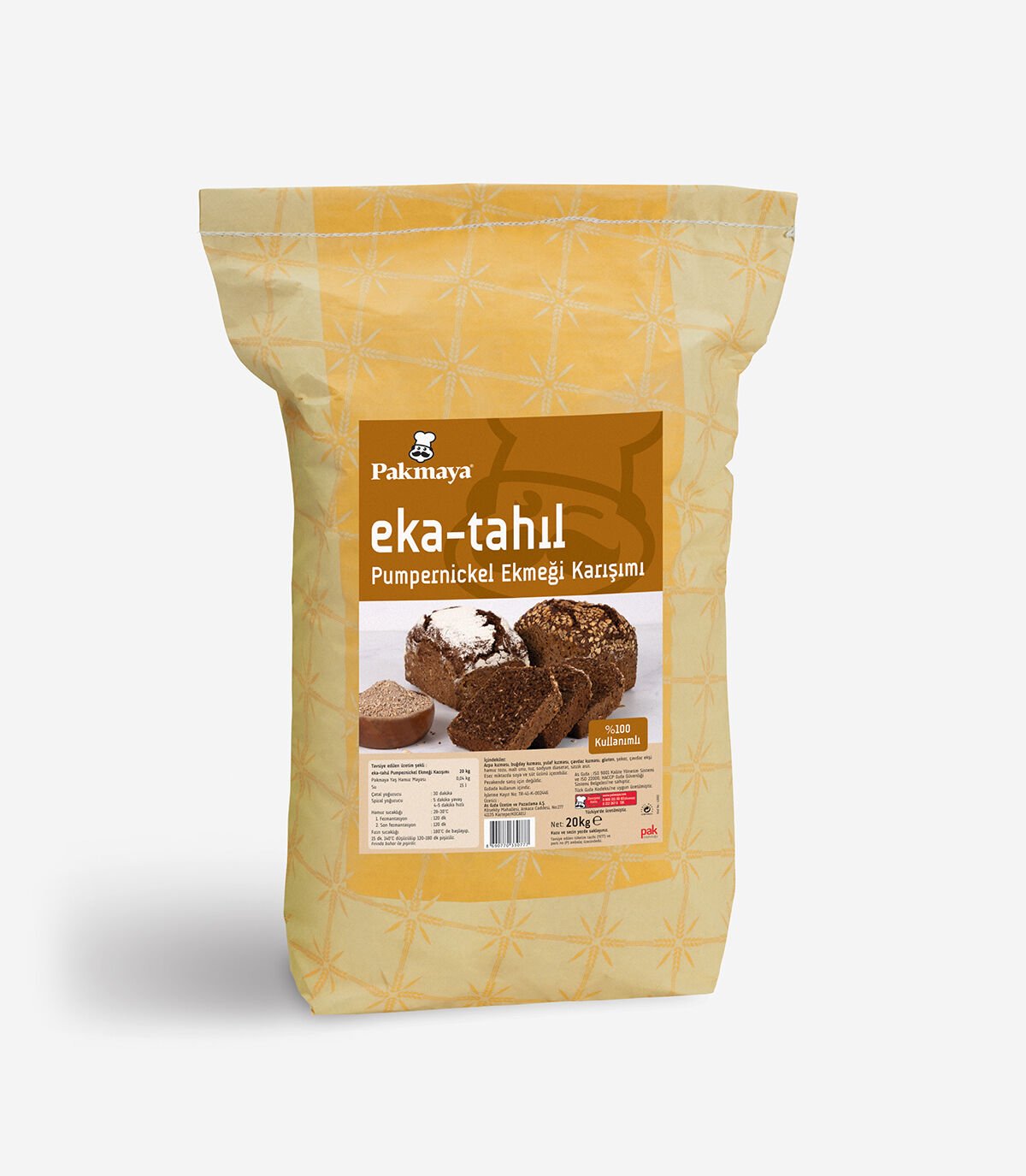Eka-Tahıl Pumpernickel Ekmeği Karışımı(20 kg)