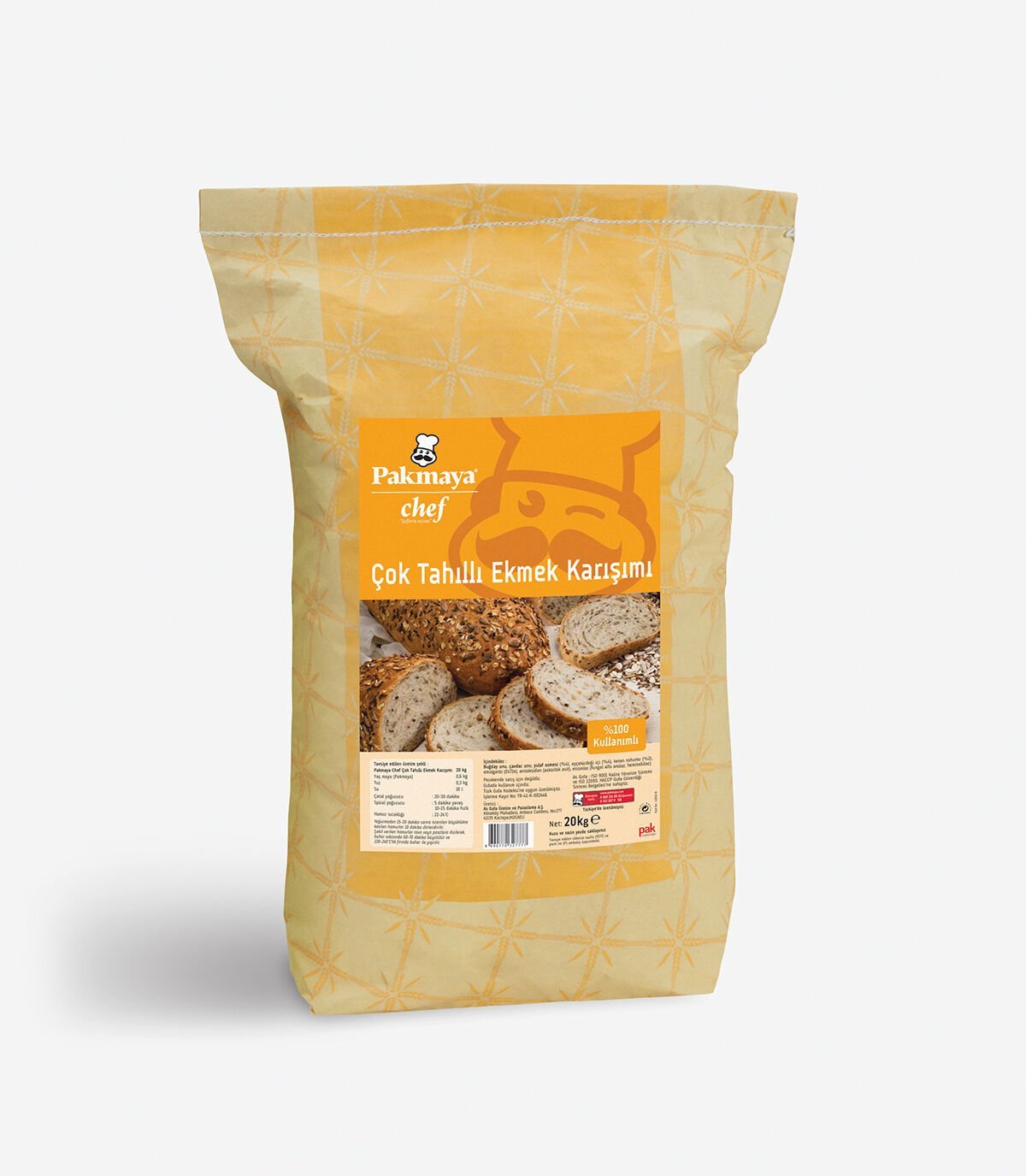 Çok Tahıllı Ekmek Karışımı (20 kg)